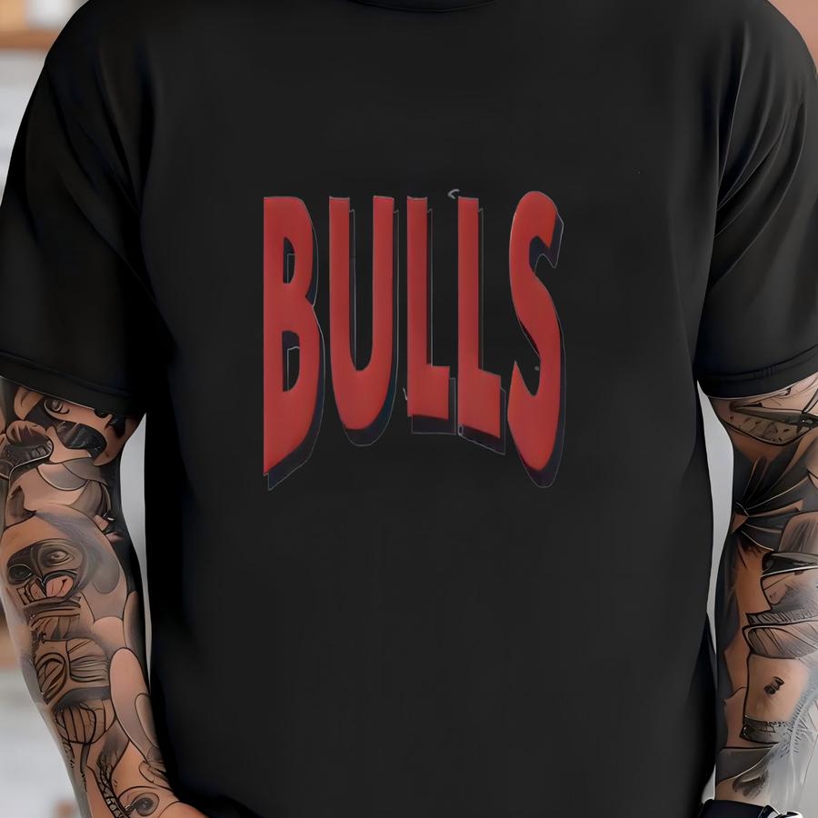 Bulls Sweatshirt, Bulls Crewneck T-shirt
