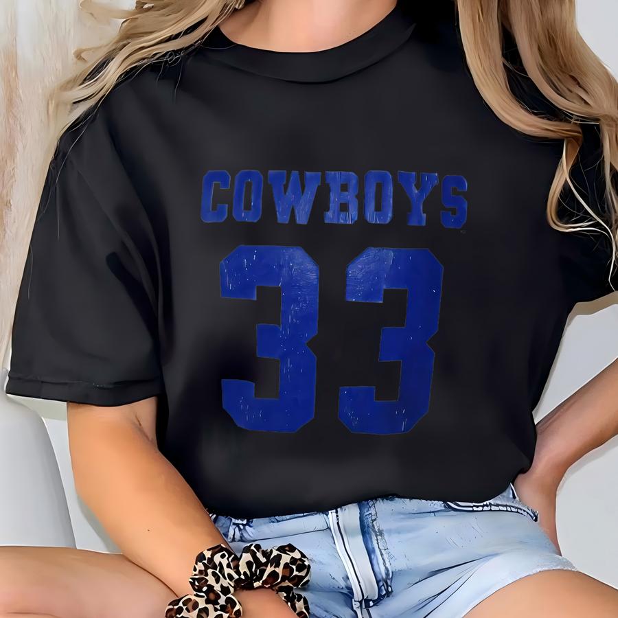 Vintage 80's Cowboys Tony Dorsett Dureen Durene White Jersey Size S T-shirt