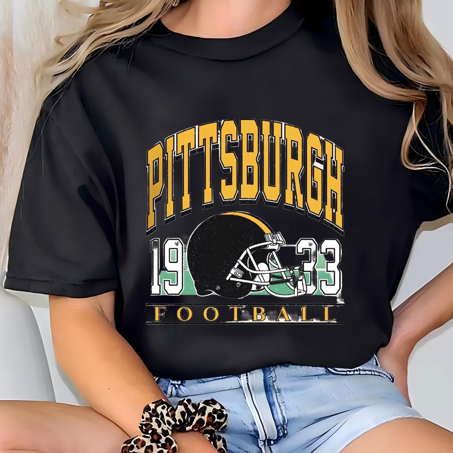 Pittsburgh Vintage Sweatshirt, Classic Pittsburgh Football Sweater, Pittsburgh Football Crewneck, Pittsburgh Football Sweatshirt For Women T-shirt