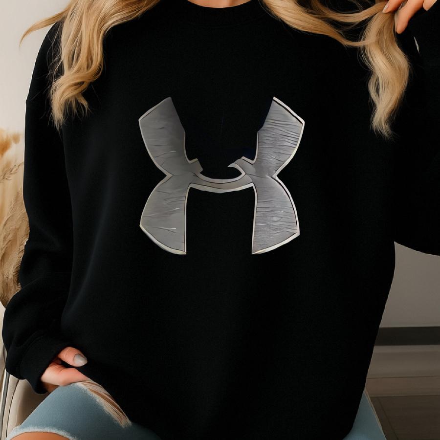 Vintage 00s Navy Hoodie Sweatshirt Size Large Crewneck Sweater Logo Jumper Sweatshirt