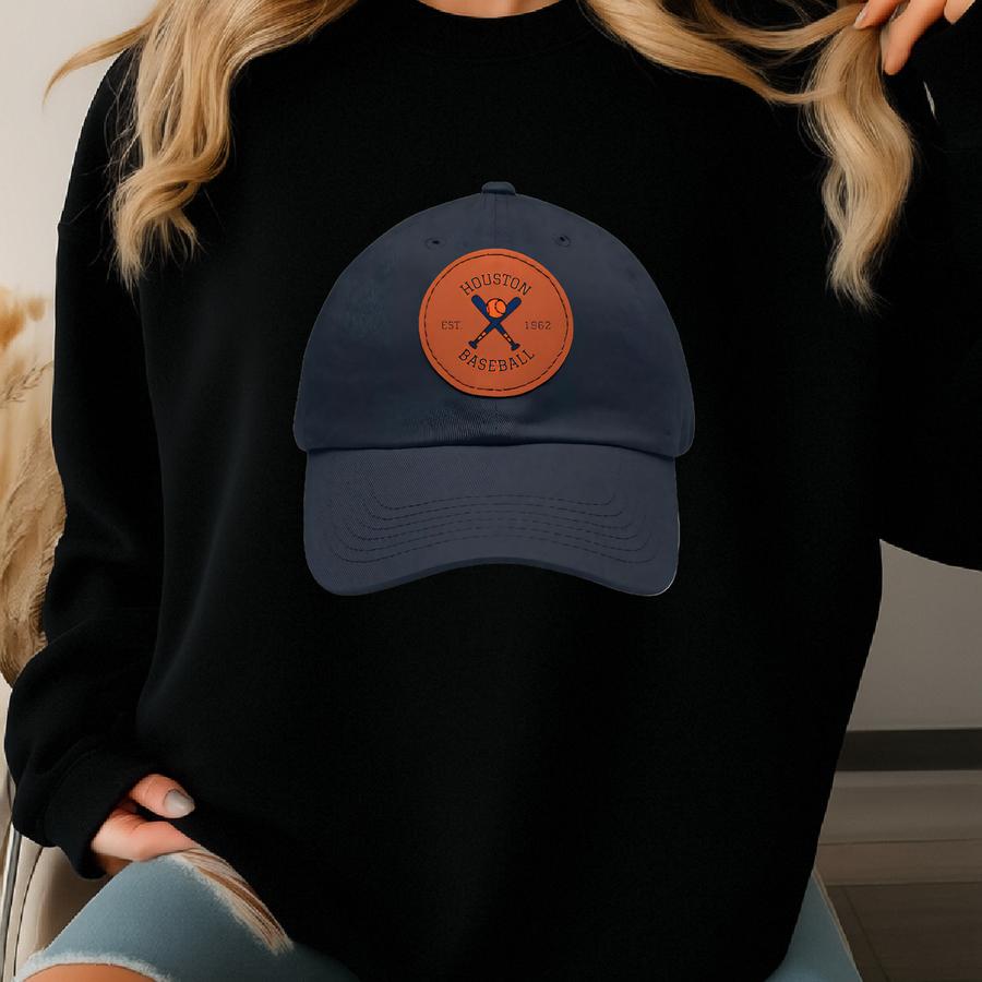 Houston Baseball Hat Sweatshirt