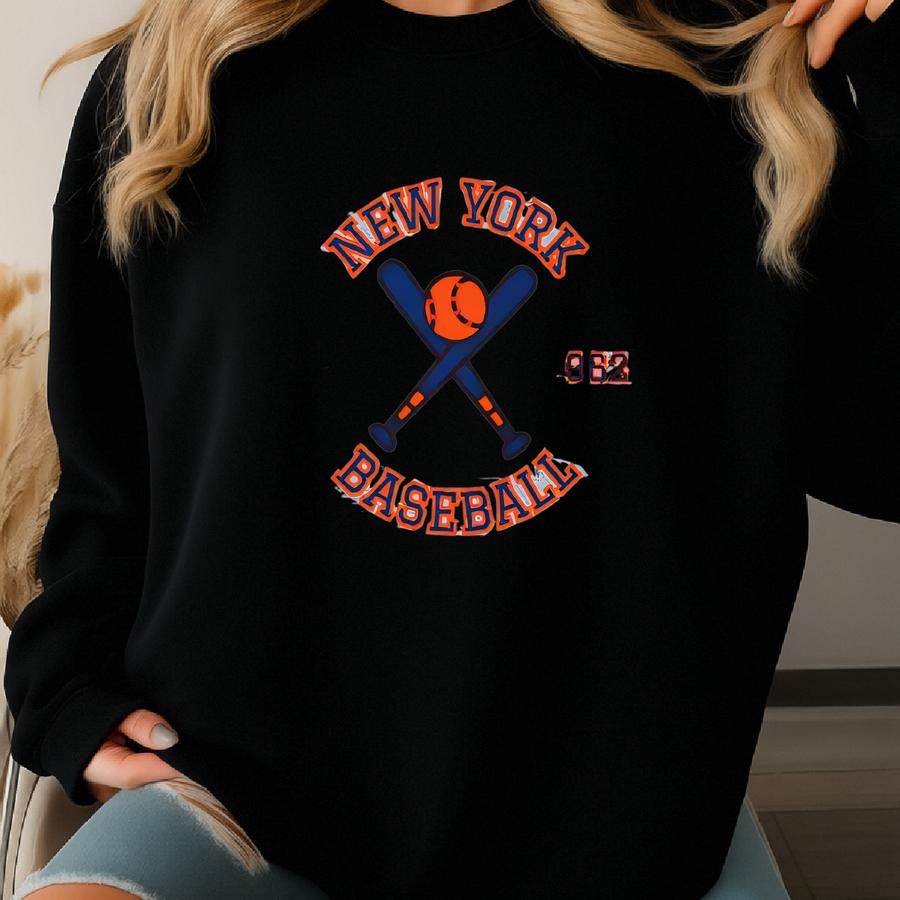 New York M Baseball Shirt Sweatshirt