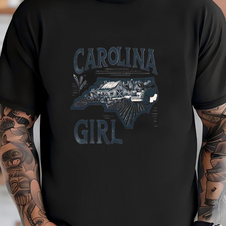 North Carolina Shirt, North Carolina Pride, Cowgirl Shirt, Western Shirt, Western Graphic Tee, Country Shirt, Old North Tee, Cowgirl Gift T-shirt