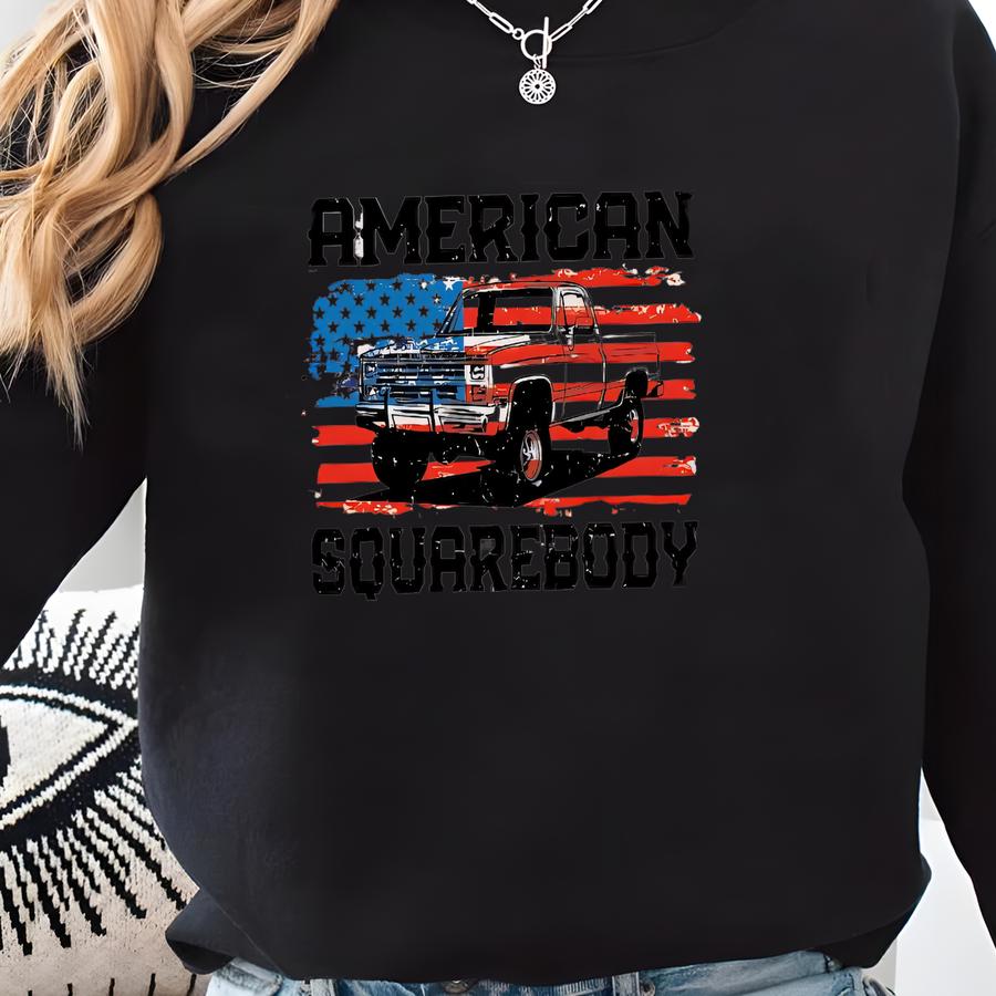 American Squarebody C10 / C20 Unisex T-shirt / Chevy / Gmc / Squarebody / Men's Gift Sweatshirt