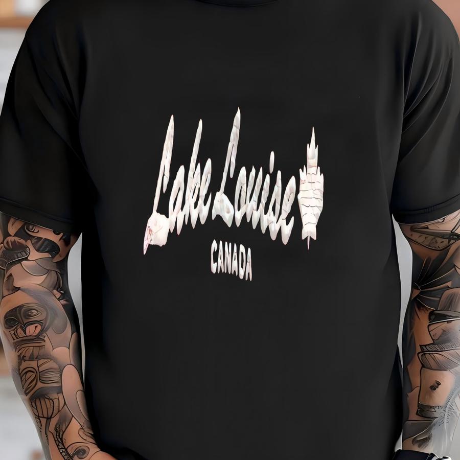 Rare!! Vintage 80s Lake Louise Canada Spllout Pullover Jumper Sweatshirt T-shirt