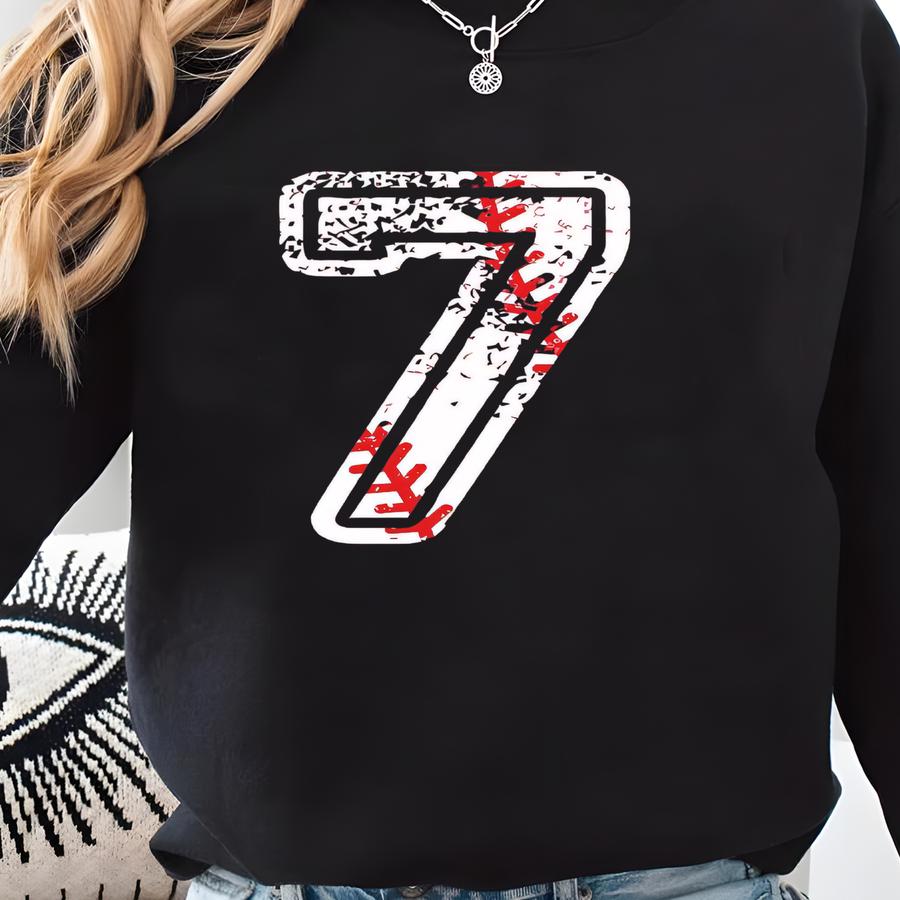 Baseball Shirt, Custom Team Number Shirt, Baseball Mom Shirt, Game Day Shirt, Sports Mom Gift, Baseball Pullover, Sports Gift Sweatshirt