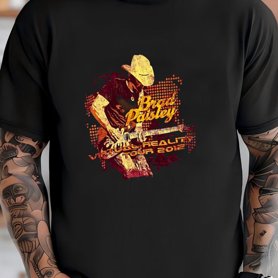 2012 Brad Paisley Virtual Reality Tour Shirt T-shirt