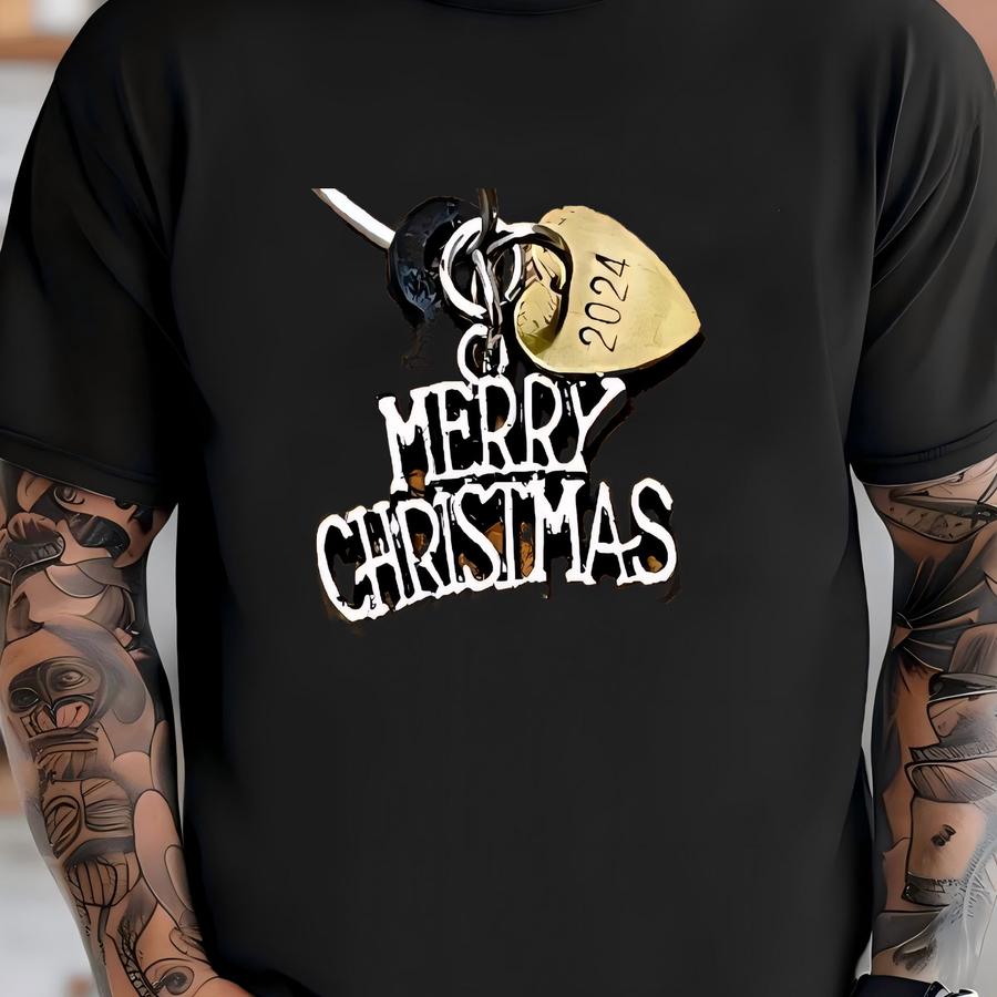Christmas Ornament, Dated Personalized Custom Souvenir Gift, Large T-shirt