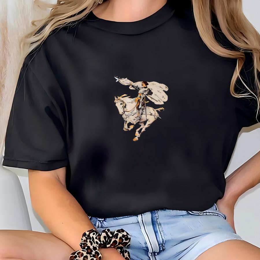 St Joan Of Arc Hoodie Catholic Saint Tee Shirt Joan The Maid Tee Saint Joan Of Arc Tshirt Saint Christian God First Served Catholic Shirt T-shirt