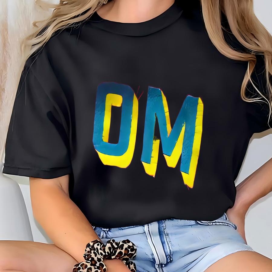 Youth Neon Shadow Block Monogram Sweatshirt, Kids Neon Monogram Shirt, Modern Monogram T-shirt