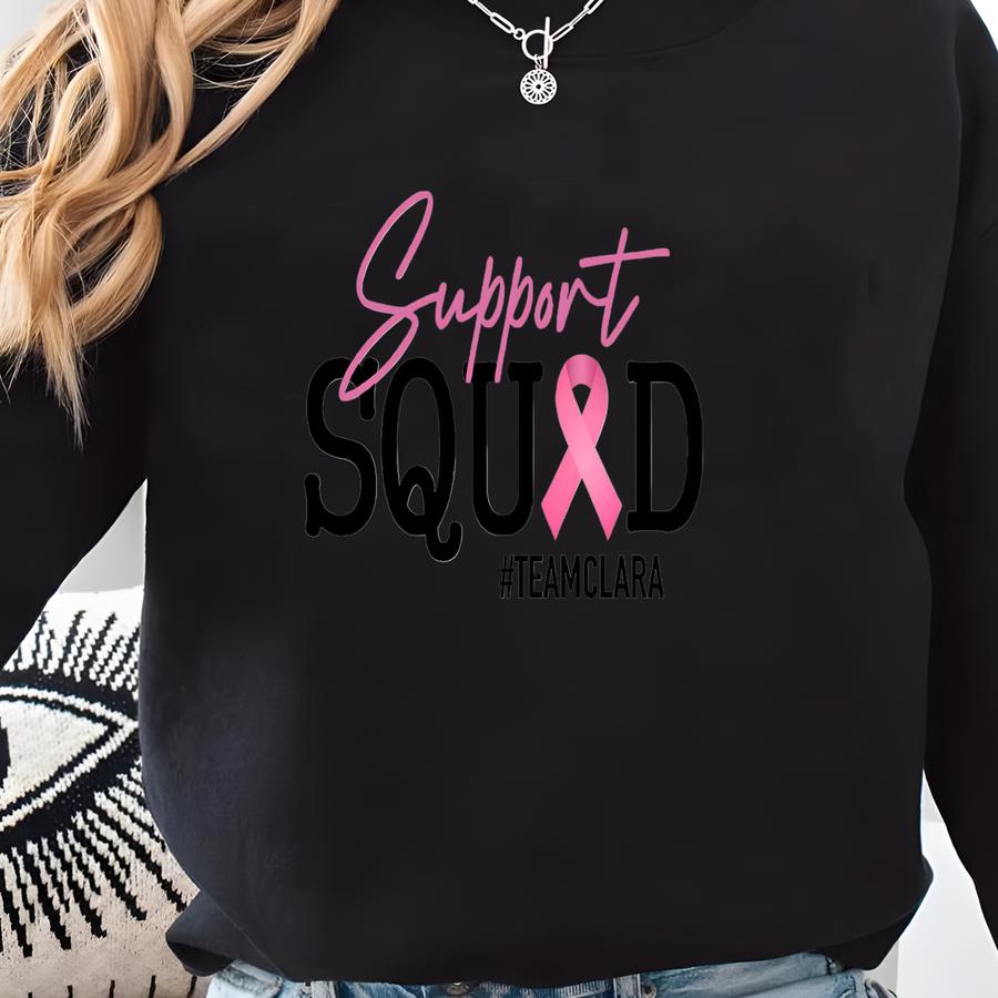 Breast Cancer Awareness Shirt Sweatshirt, Cancer Team Sweatshirt, Support Hoodie, Breast Cancer In October Pink Ribbon Sweatshirt Sweatshirt