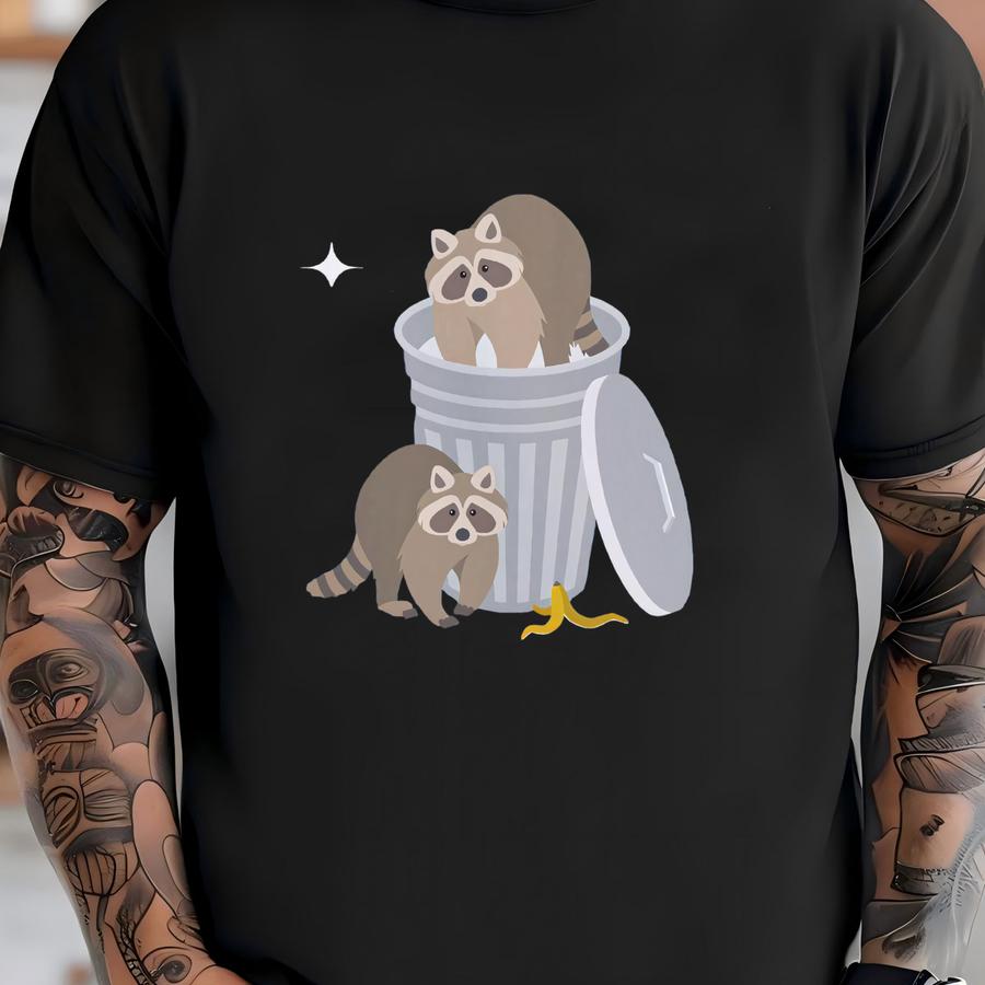 Funny Racoon Trash Shirt, Home Where Trash Is Racoon Shirt, Meme Shirt, Racoon Tshirt T-shirt