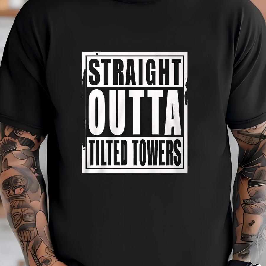 Straight Outta Tilted Towers Men's Hoodie, Hood_01364 T-shirt