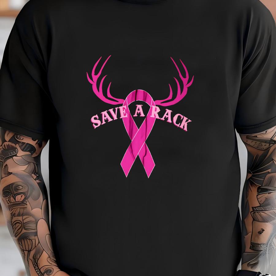 Save A Rack, Fight Against Breast Cancer, Mama's Boyz Hooded Sweatshirt, Hood_00389 T-shirt