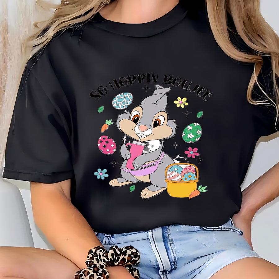 So Hoppin Boujee Tumbler Belt Inspired Easter Shirt ,funny Easter Sweatshirt, Happy Easter Shirt For Women, Cute Easter Day Sweater T-shirt