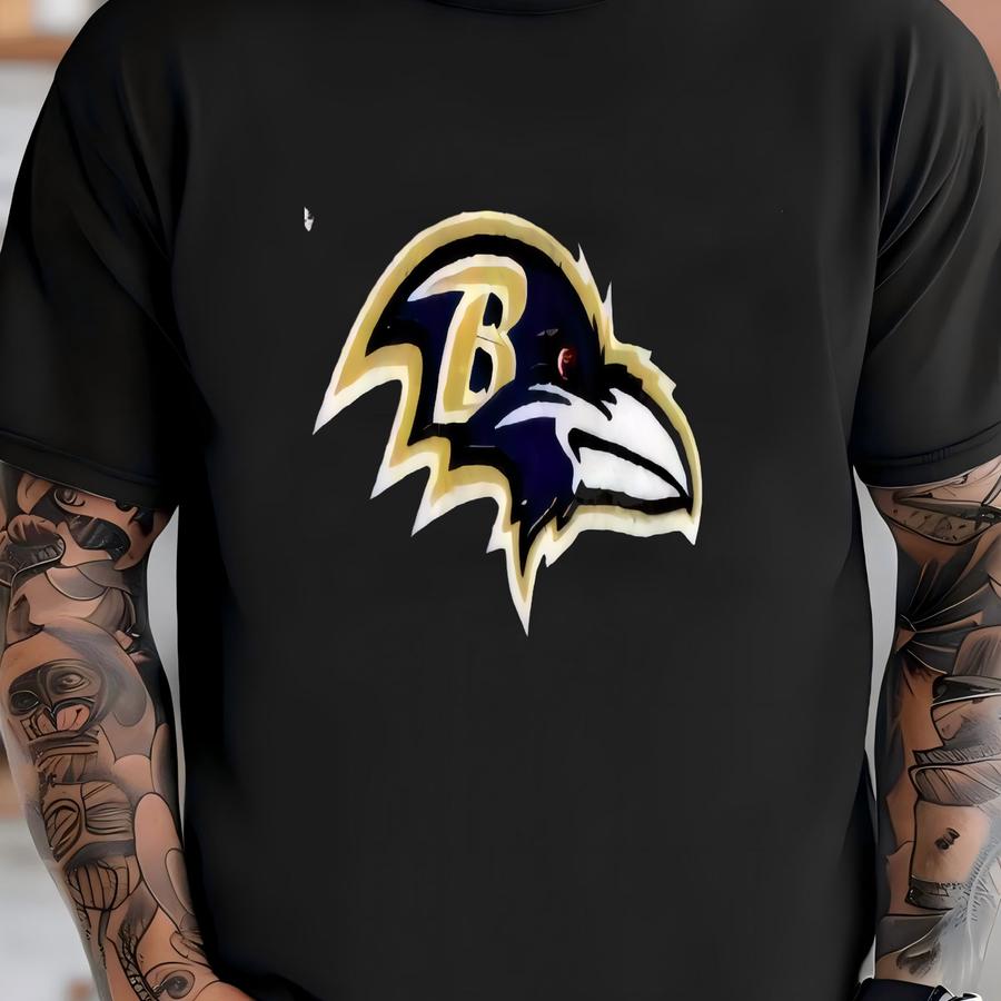 Logo Black Purple 100% Cotton Fabric By Fabric Traditions! 2 Styles! T-shirt