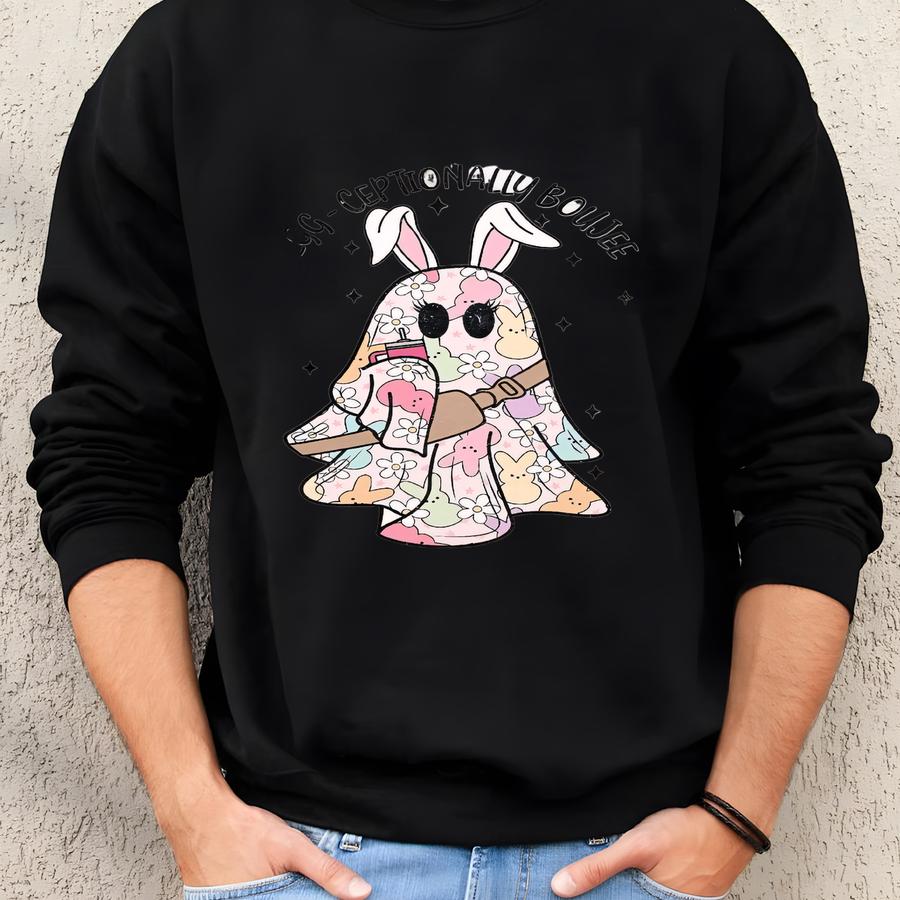 Egg Ceptionally Boujee Tumbler Belt Inspired Easter Bunny Shirt ,funny Easter Sweatshirt, Happy Easter Shirt ,cute Easter Day Gift Sweatshirt