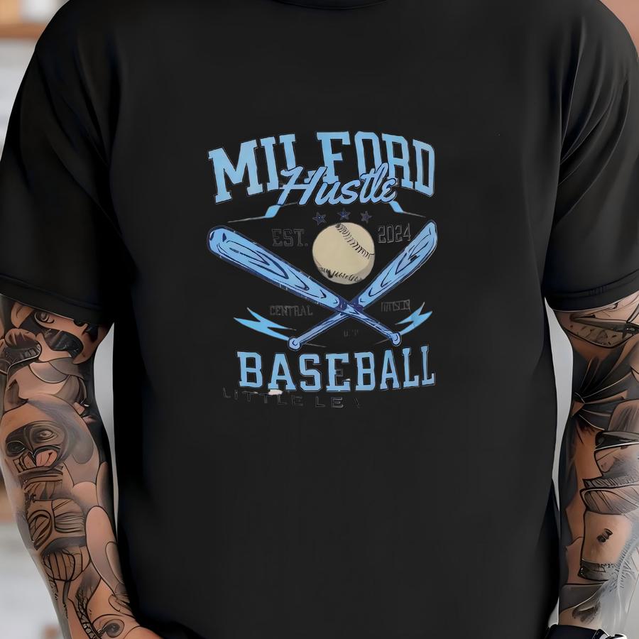 Unisex 'mil Hustle' Short Sve Tee T-shirt