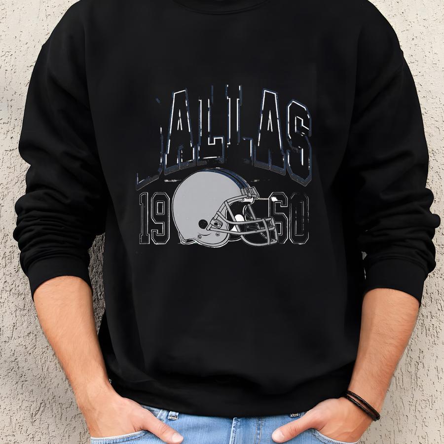 Classic Football Sweatshirt, Football Sweatshirt For Her, Vintage Football Crewneck, Sweater For Women Sweatshirt