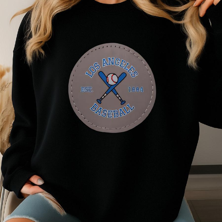 Los Angeles D Baseball Hat Sweatshirt