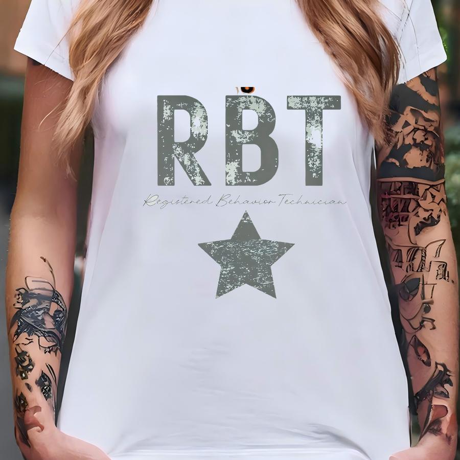 Rbt Shirt, Registered Behavior Technician Shirt, Rbt T Shirt, Rbt Gifts, Neurodiversity Shirt, Shirt, Behavior Specialist T-shirt