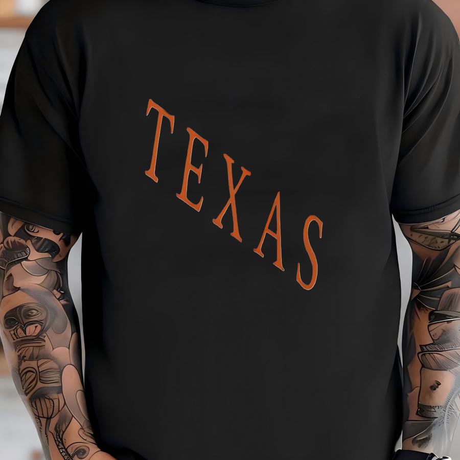 Texas Shirt, State Of Texas Shirt, Texas Unisex T Shirt, Texas Longhorn Orange Shirt, Lone Star State Shirt T-shirt