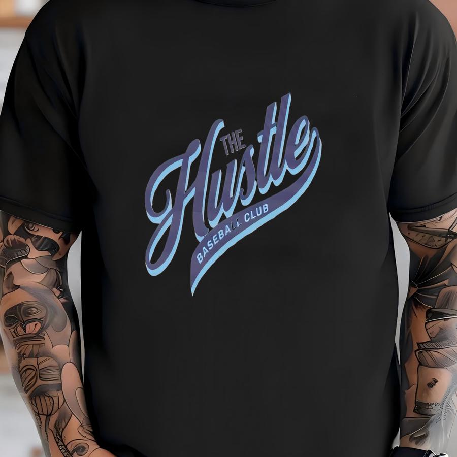 The Hustle Official Sticker T-shirt