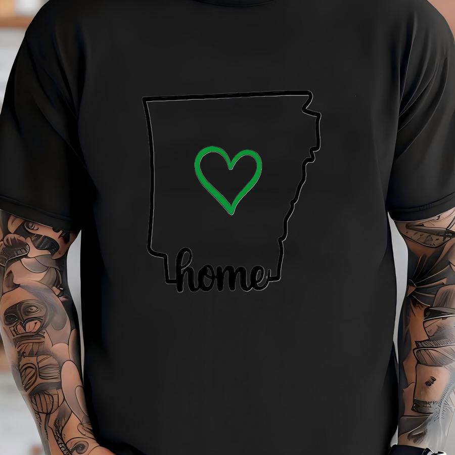 State Pride: Arkansas Mug - Home Is Where The Heart Is, Coffee Lover, Housewarming Gift T-shirt