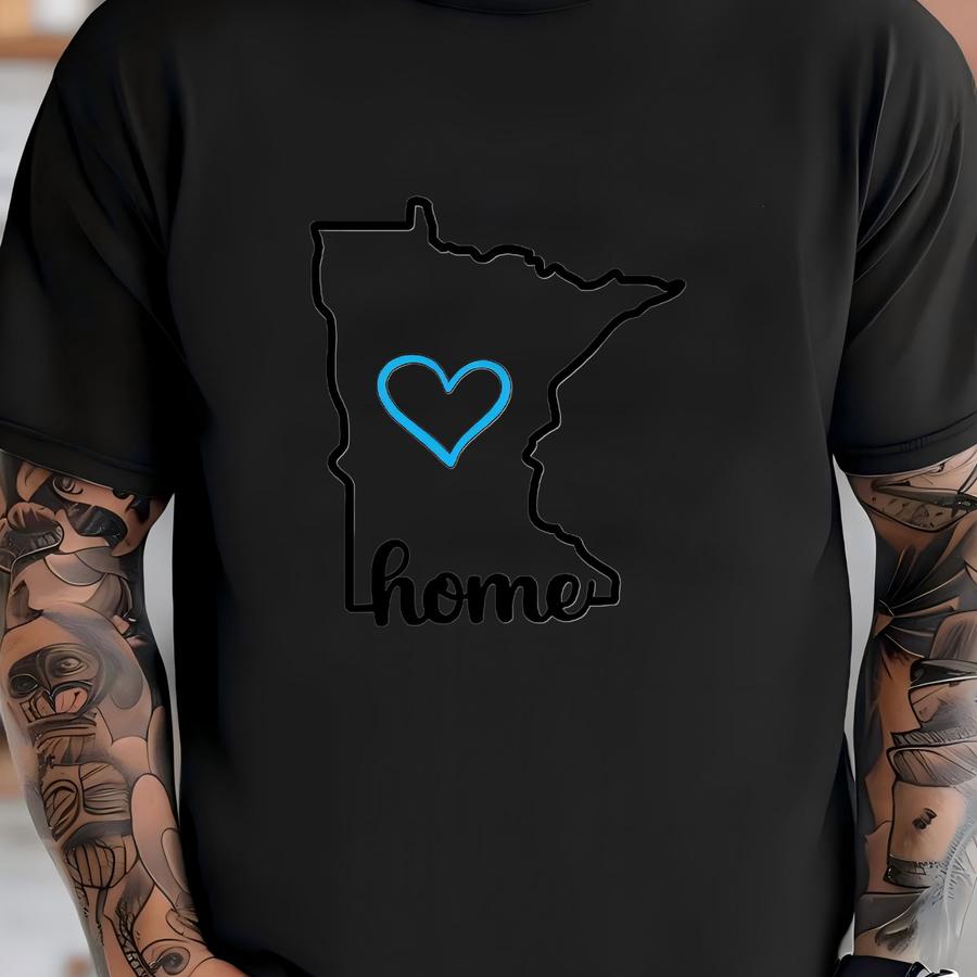 State Pride: Minnesota Mug - Home Is Where The Heart Is, Coffee Lover, Housewarming Gift T-shirt