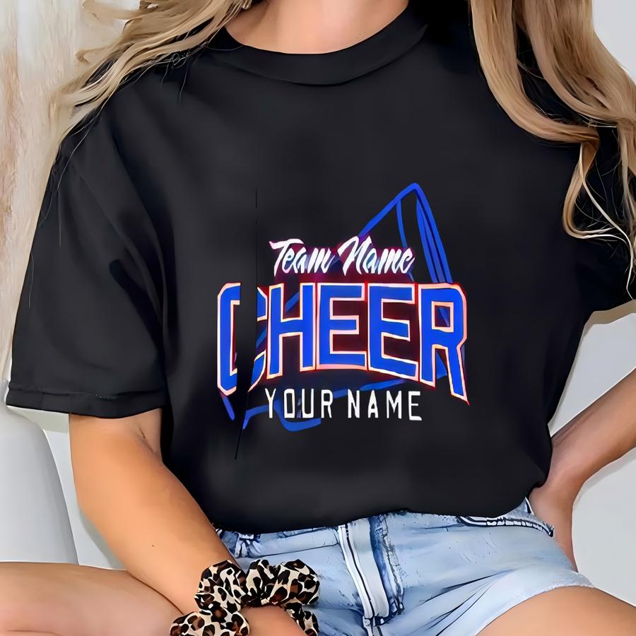 Cheerleading Hoodie Personalized With Your Team, Name And Colors, Cheer, Mom, Dad, Brother Or Sister, Hoodie, Sweatshirt T-shirt