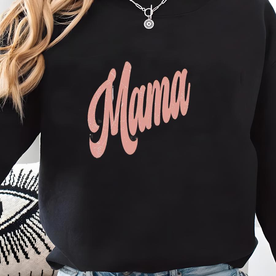Checkered Retro Mama Sweatshirt, Mother’s Day Gift T Shirt, Mom Gifts, Cute Retro Mama Tshirt, Mom Life Sweater, Mom Tee, Motherhood T-shirt Sweatshirt