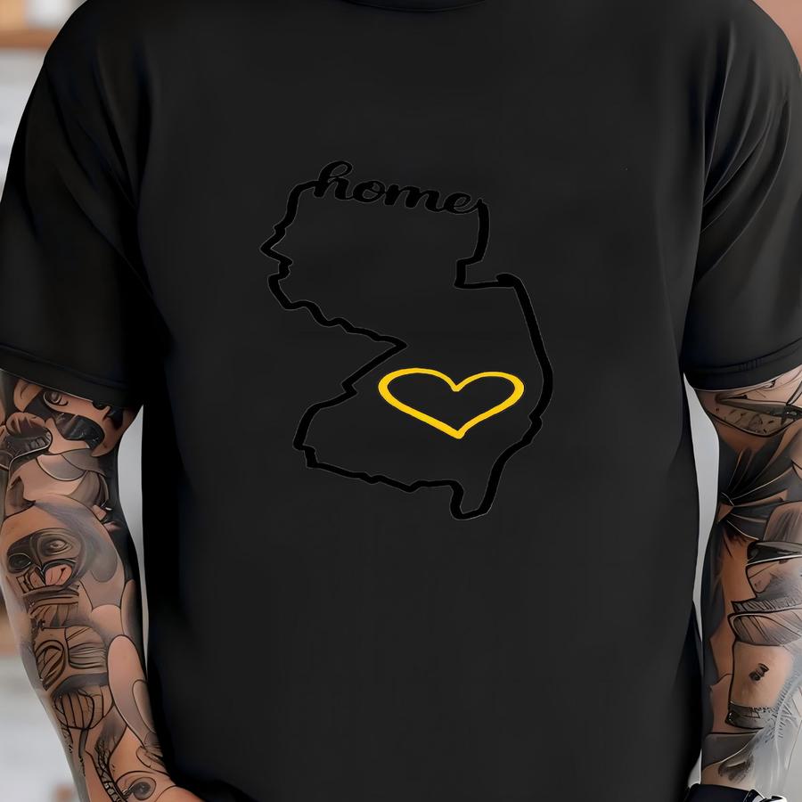 State Pride: New Jersey Mug - Home Is Where The Heart Is, Coffee Lover, Housewarming Gift T-shirt