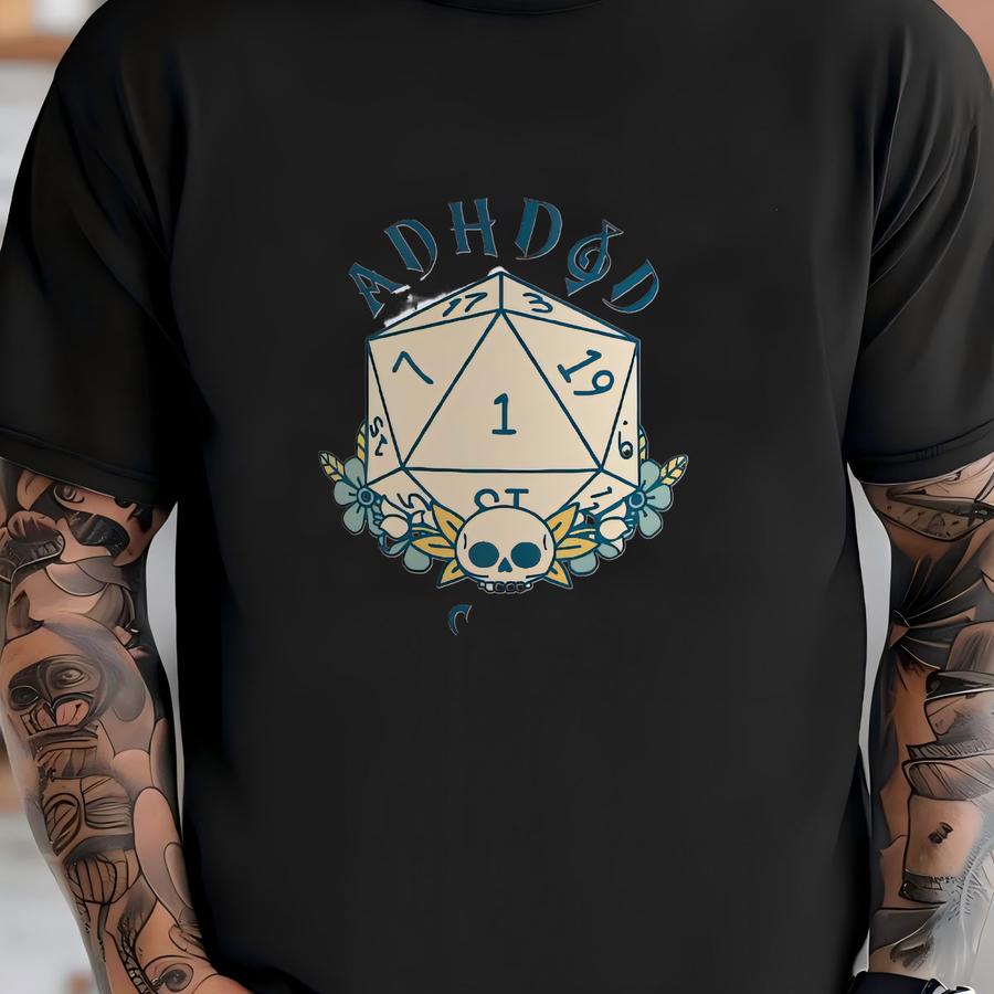 Adhdd Dungeons And Dragons Dnd Sipper Glass, 16oz T-shirt