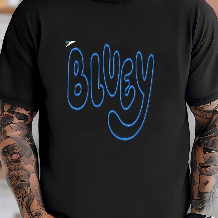 Bluey Y Font - Bluey Applique Y Font - Machine Y - Bluey Y - Bx, Dst, Pes - 4 Sizes With Cut Files T-shirt