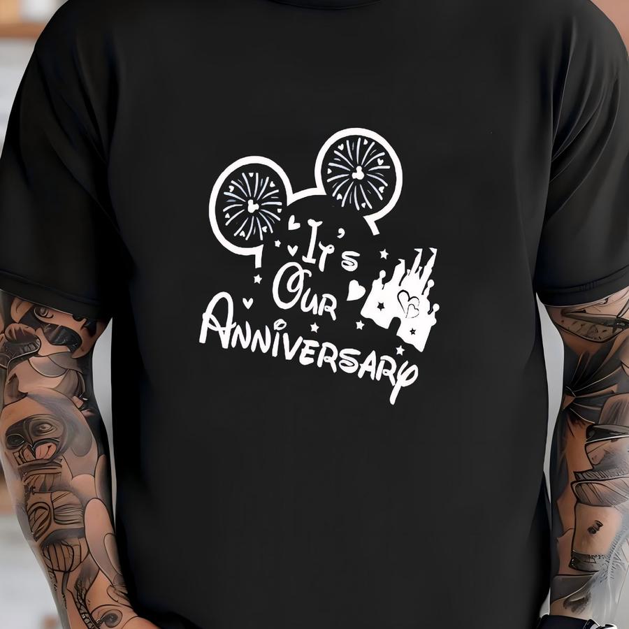 Anniversary, It's Our Anniversary, Celebrating Shirt,  Couple Shirt, Honeymoon Gift, Honeymoon Trip T-shirt