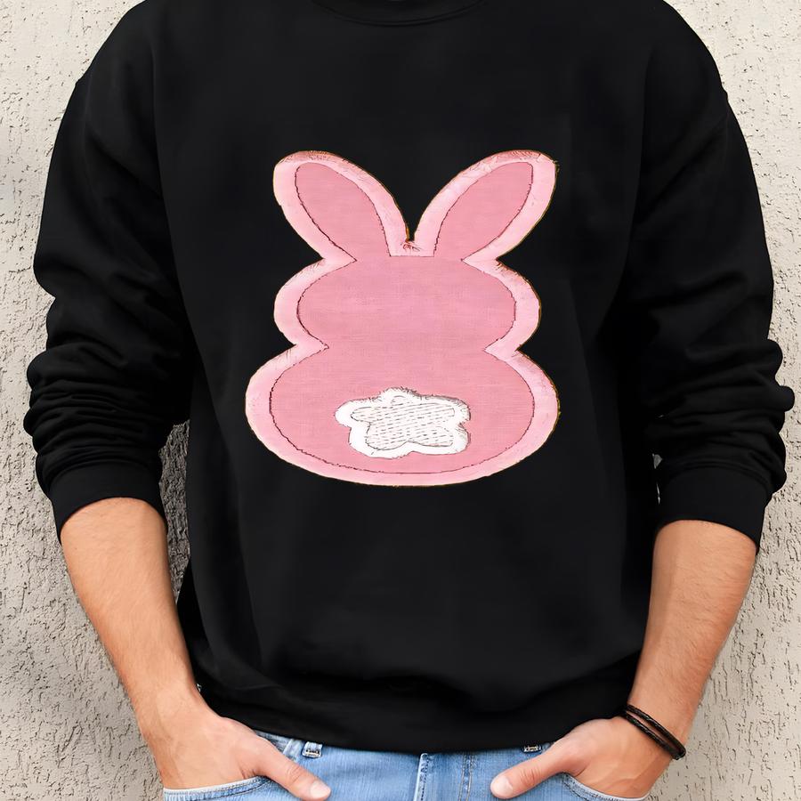 Personalized Easter Apron: Bunny Design, Child's Baking Apron Sweatshirt