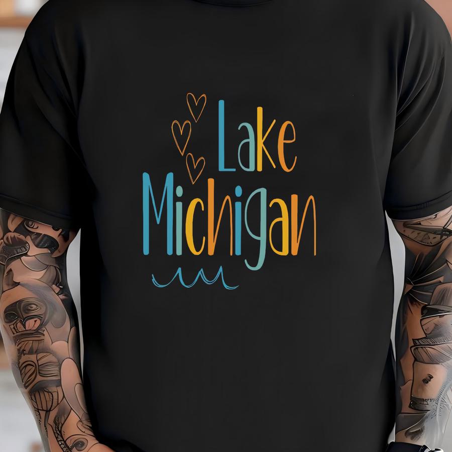 Lake Michigan Shirt, Lake Michigan T Shirt, Lake Michigan Beach Shirt, Lake Michigan Lover, Lake Michigan Gift, Lake Michigan Summer T-shirt