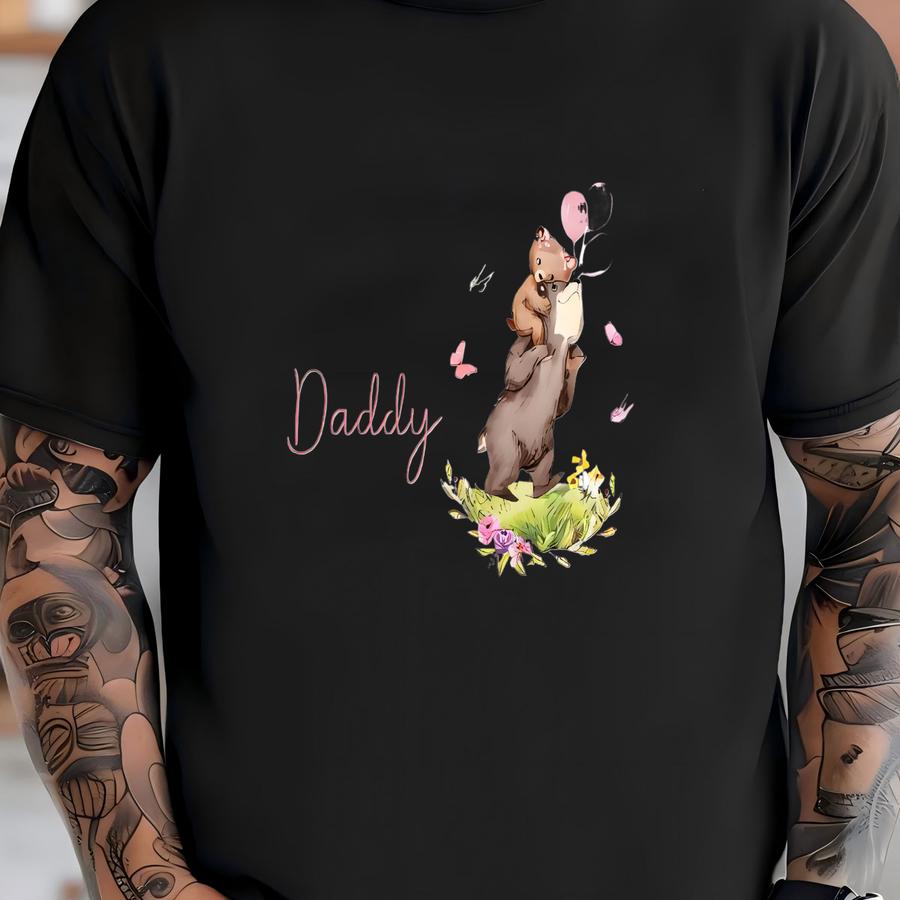 Happy Birthday Daddy ® - Baby Girl Birthday ® - Daddy Birthday Gift - Custom Birthday ® T-shirt