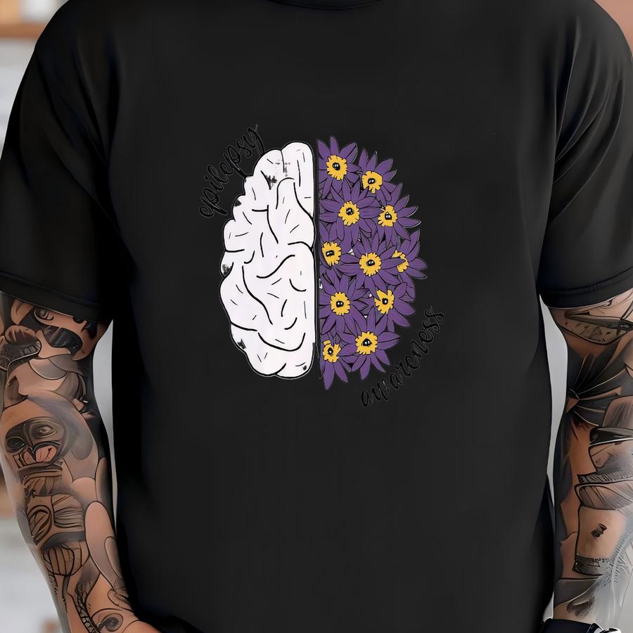 Epilepsy Awareness Shirt, Neurodiversity Shirt, Epilepsy Gift, Motivational Shirt, Epilepsy Mom Shirt, Purple Ribbon Shirt T-shirt