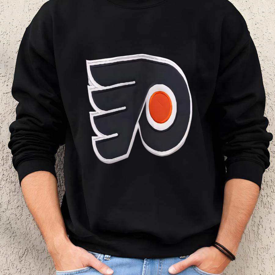 Vtg Philadelphia Flayers Shirt Vintage Starter Jersey Orange White Black Size Xl Sweatshirt