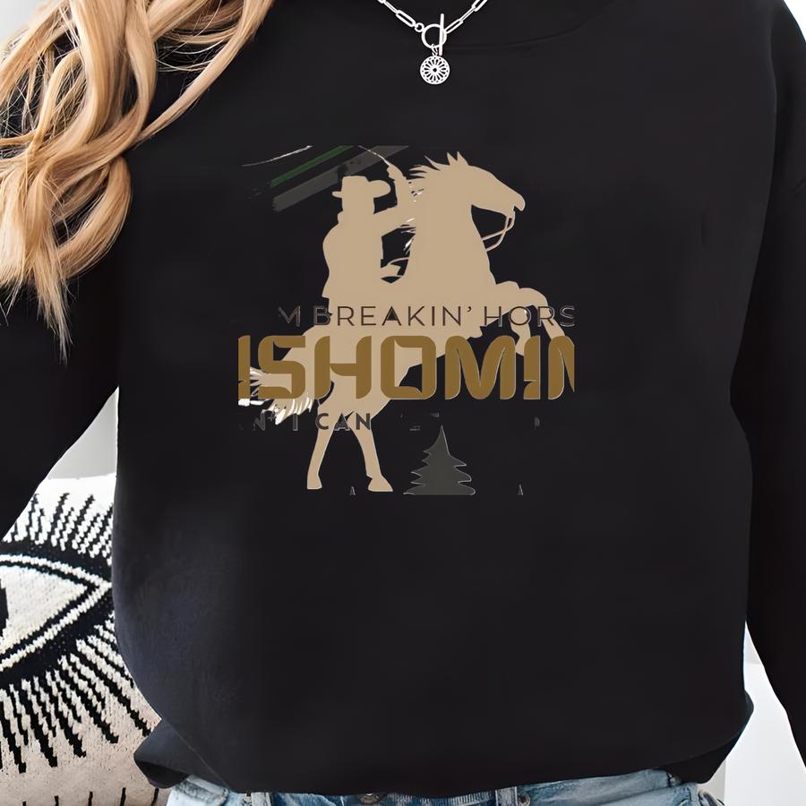 Tishomingo American Heartbreak Western Wall 14x18 Poster, Prayin' I Can Get Myself Back Home Cowboy Art, Zach Poster, Western Music Art Sweatshirt
