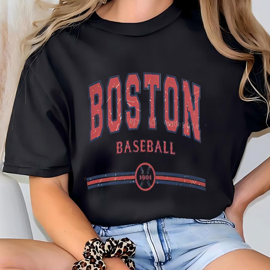 Vintage Boston Baseball Shirt, ®, Baseball Boston Tshirts, Boston Baseball Fan Gift, Retro Boston Baseball Shirts, Unisex T-shirt