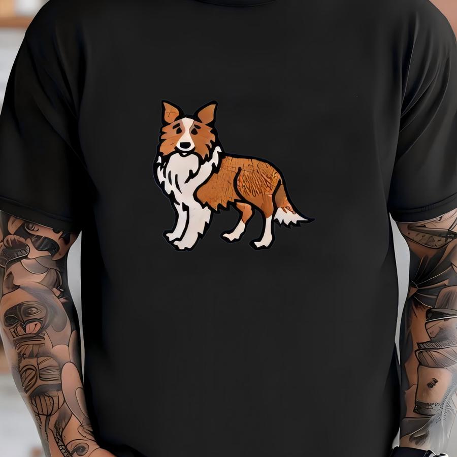 Rough Collie Sweatshirt Personalized Custom With Name T-shirt