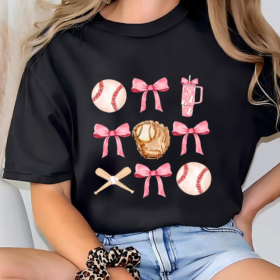 Custom Baseball Sister Sweatshirt, Coquette Baseball Sis Hoodie, Baseball Sister Sweater, Baseball Fan Hoodie, Girls Baseball Crewneck T-shirt