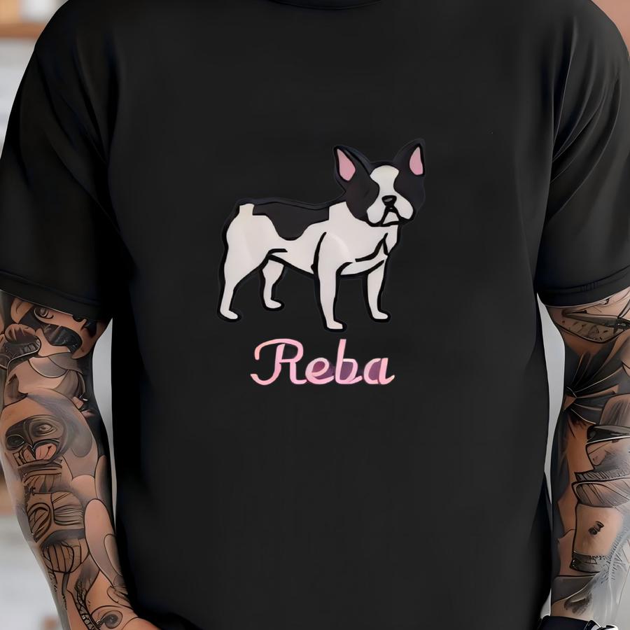 French Bulldog Sweatshirt Quarter Zip Personalized Custom With Name T-shirt