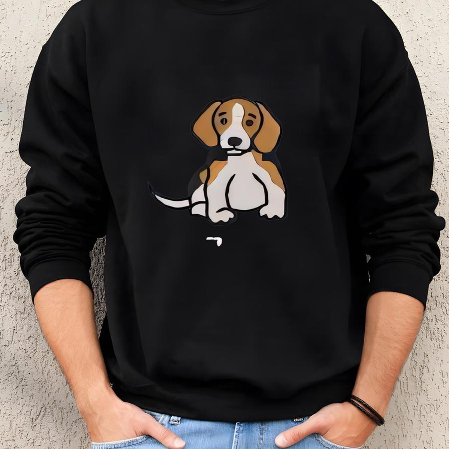 Beagle Quarter Zip Sweatshirt Personalized Custom With Name Sweatshirt