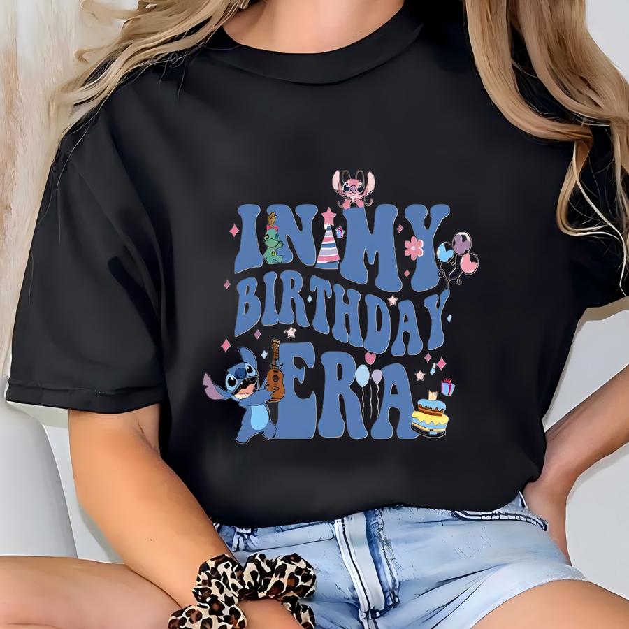 World Stitch Kids Birthday Shirt, Birthday Girl Shirt, Stitch Birthday Boy Shirt, Lilo Stitch Kids Birthday Shirt T-shirt