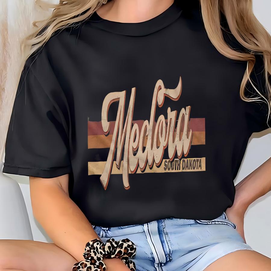 Retro Medora South Dakota Hoodie: Vintage Style Tee T-shirt