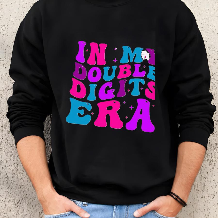 Girls Birthday Shirt, 10th Birthday Shirt, Custom Name Tee, Personalized Gift Idea, Youth Celebration Wear, Unique Party Outfit For Kids Sweatshirt