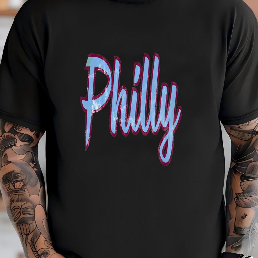 Vintage Philly Shirt, Unisex, Distressed Philly, Philadelphia Shirt, Philly Tee, Philadelphia Tee, Oversized Varsity Shirt, Shirt T-shirt